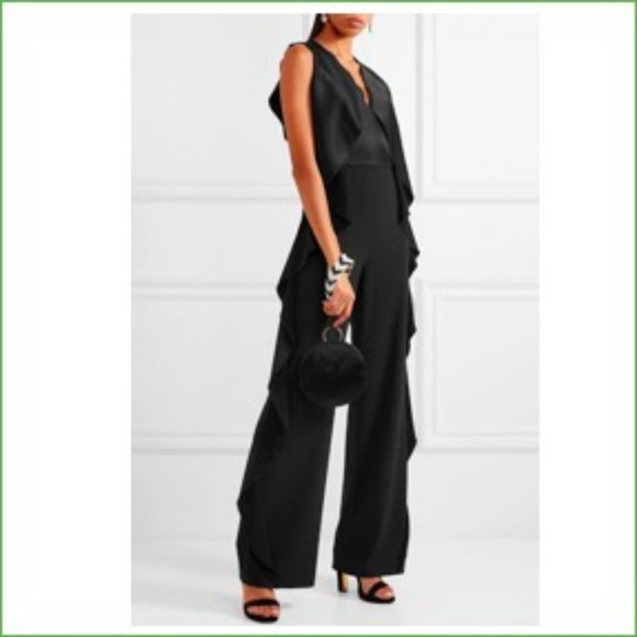 Alice + Olivia black jumpsuit - "Sarandon" - Picture 2 of 3